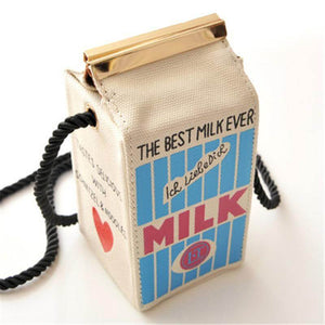 milk boxes package acrossbody